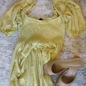 J. Crew Smocked Mini Dress - XS